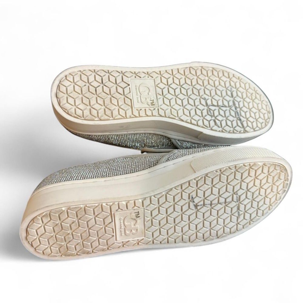 Gianni Bini Rhinestone platform slip-on sneakers - Picture 7 of 8